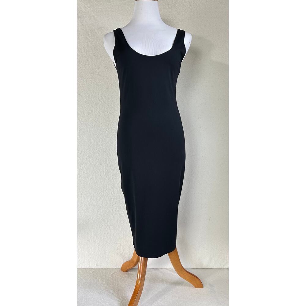 Tildon Black Bodycon Pencil Dress W Size M Rocker Edgy Minimalist Witchycore